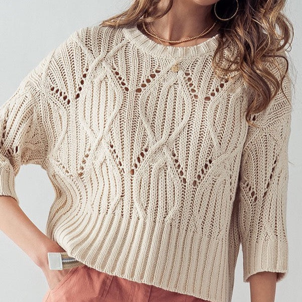 Creme Brulee Sweater