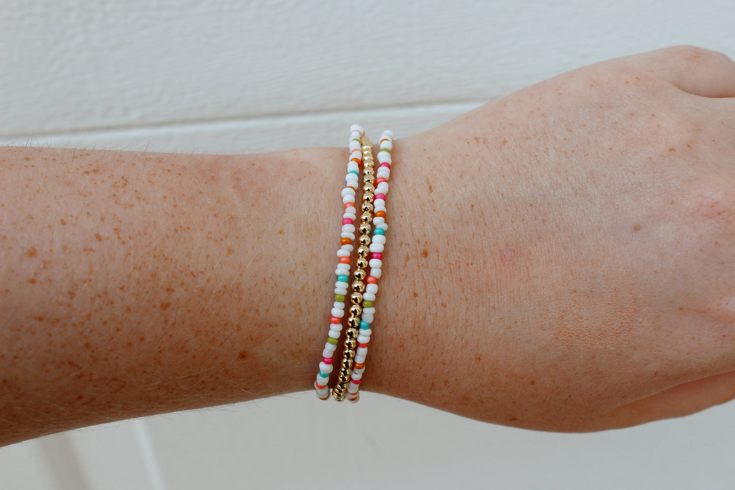 Bright Beaded Bracelets